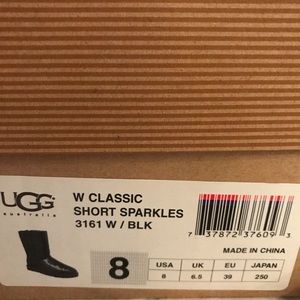 UGG Classic short sparkle Boots